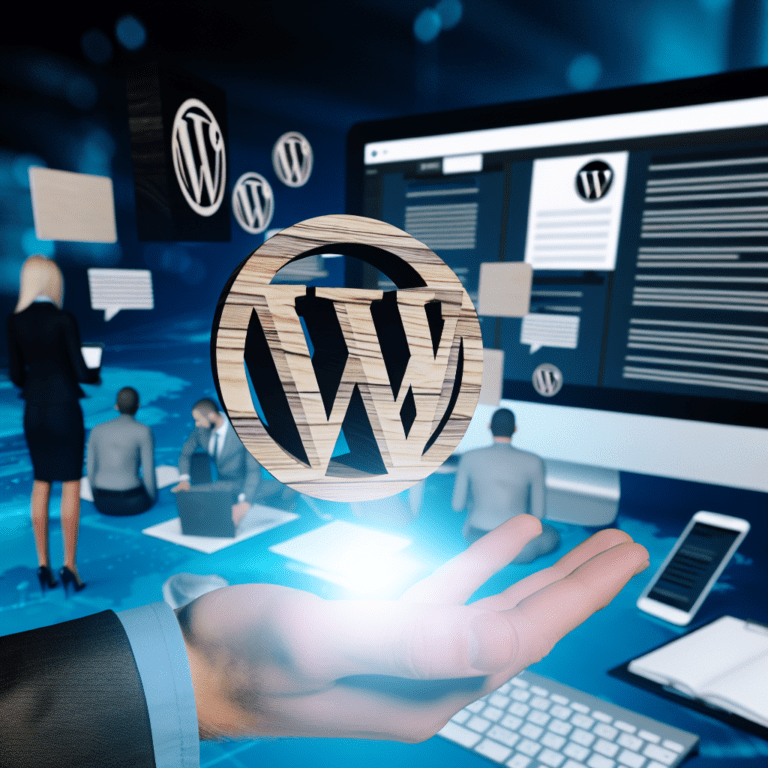 Maximizing Agency Project Efficiency with Scalable WordPress Solutions Designed for Client Growth and Success – AI Generated Image