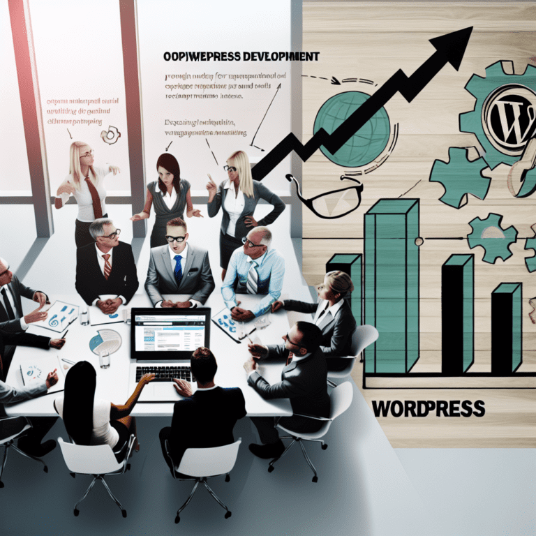 Maximizing Client Retention and Revenue with Optimized WordPress Development Solutions for Agencies – AI Generated Image