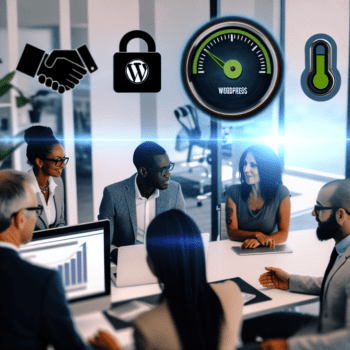 Maximizing Client Retention Through Expert WordPress Performance and Security Enhancements for Marketing Agencies - AI Generated Image - André Luiz Abdalla
