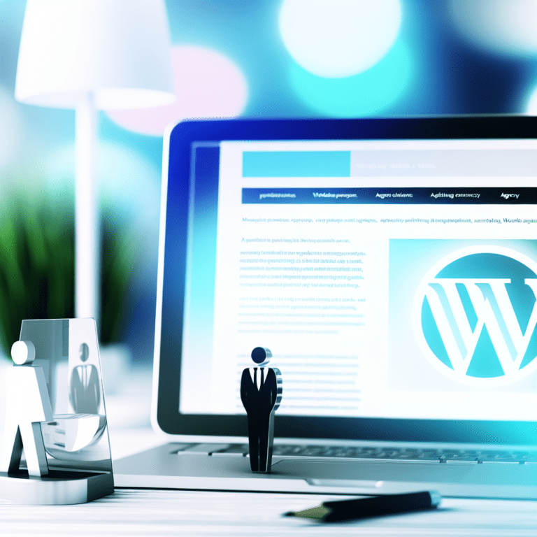 Maximizing Client Success with Tailored WordPress Development Solutions That Streamline Agency Operations and Boost Performance – AI Generated Image