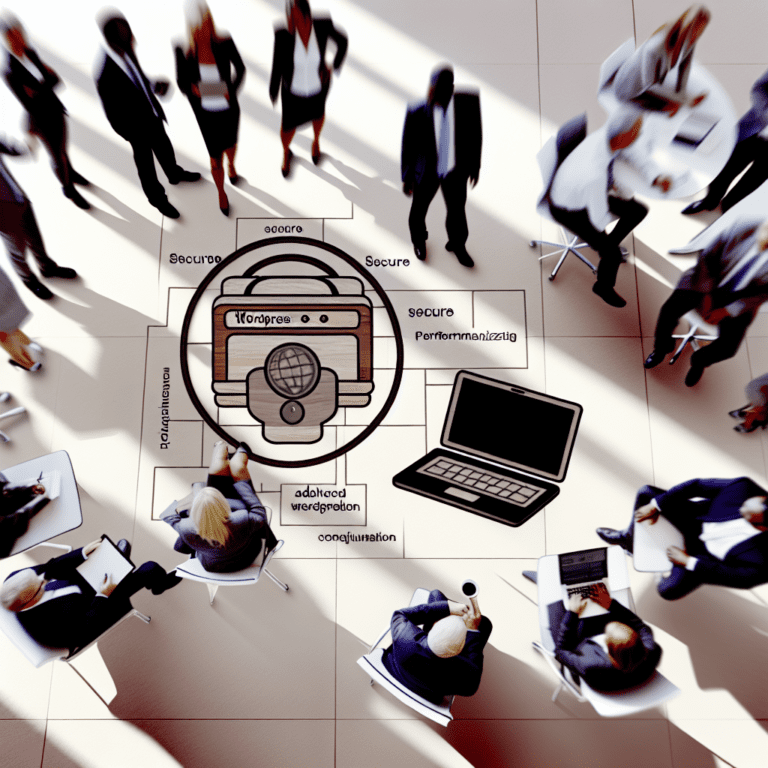 Maximizing WordPress Efficiency: Tailored Solutions for Agencies to Enhance Client Performance and Security – AI Generated Image