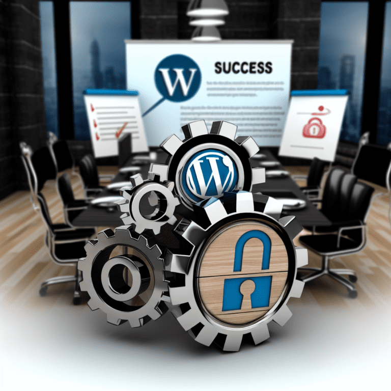 Navigating Complex Project Demands: Strategic WordPress Security and Customization Solutions for Marketing Agencies Seeking Reliability – AI Generated Image