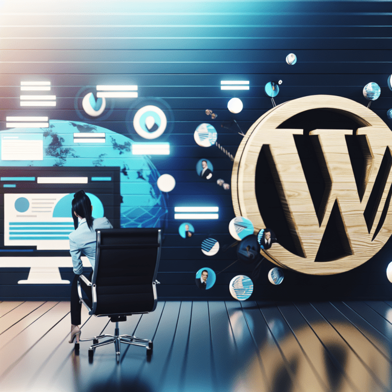 Navigating Complex WordPress Customizations: Delivering Tailored Solutions That Enhance Client Engagement and ROI – AI Generated Image