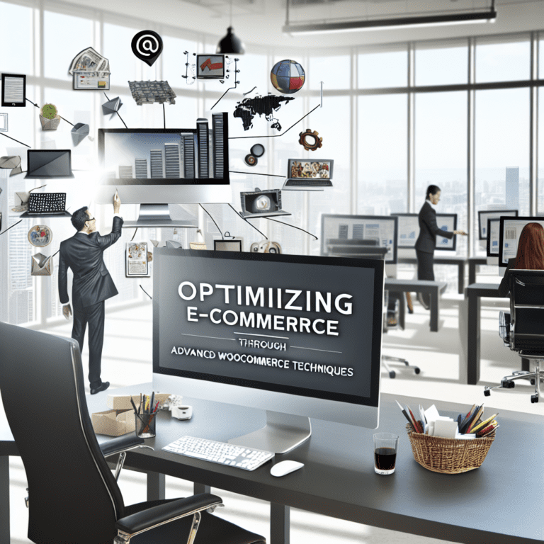 Optimizing E-Commerce Experiences through Advanced WooCommerce Techniques – AI Generated Image