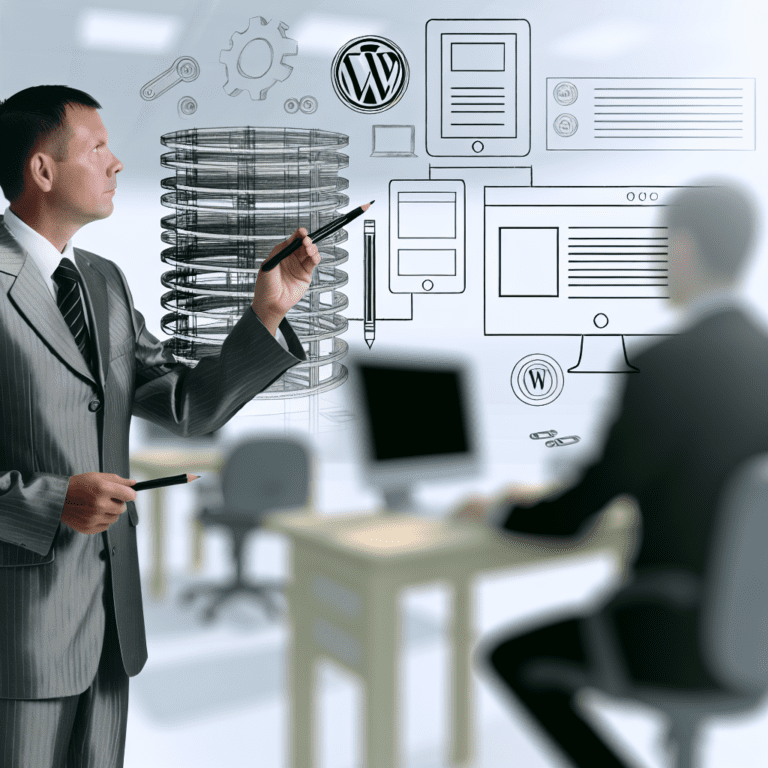 Optimizing WordPress Development for Agencies: Tailored Solutions That Enhance Client Performance and Drive Revenue Growth – AI Generated Image
