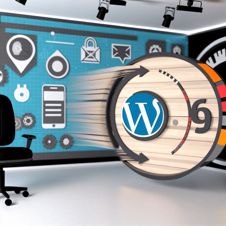 Optimizing WordPress for Agency Clients: Strategies to Improve Site Speed and Boost Conversions – AI Generated Image