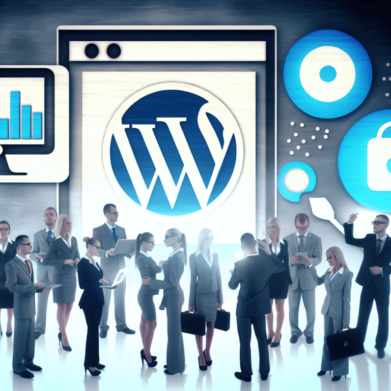 Optimizing WordPress for Marketing Agencies: Advanced Development Solutions That Drive Client Success and Maximize Engagement – AI Generated Image