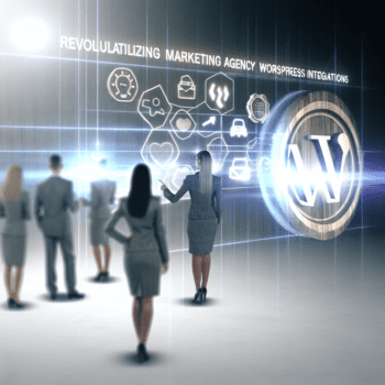 Revolutionizing Marketing Agency Workflows with Custom WordPress Integrations: Delivering Strategic Technical Solutions that Drive Business Growth - AI Generated Image - André Luiz Abdalla