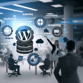 Revolutionizing WordPress Development: Strategic Solutions for Marketing Agencies to Overcome Common Project Hurdles and Drive Growth - AI Generated Image - André Luiz Abdalla