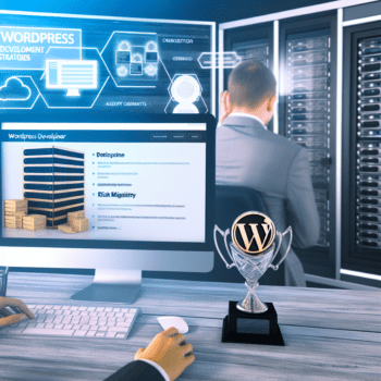 Securing Client Success with WordPress: Innovative Development Strategies to Mitigate Risks and Enhance Agency Credibility - AI Generated Image - André Luiz Abdalla