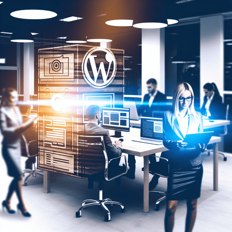 Streamlining Agency Workflows with Advanced WordPress Performance Solutions That Enhance Client Success and Satisfaction – AI Generated Image