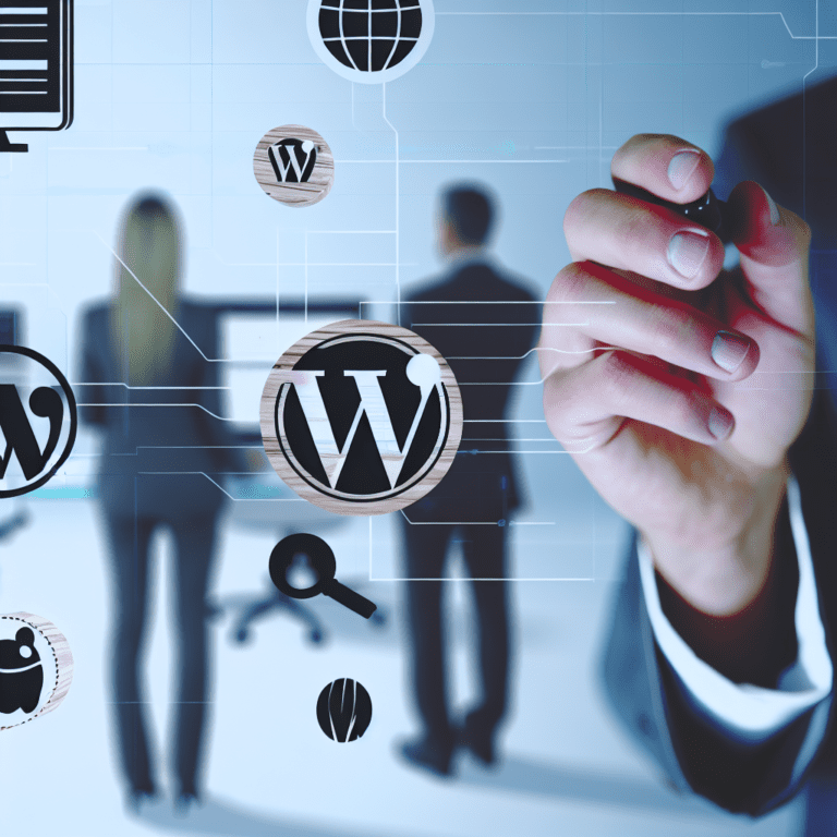 Streamlining Marketing Agency Projects with Custom WordPress Development: Innovative Solutions for Security and Operational Efficiency – AI Generated Image