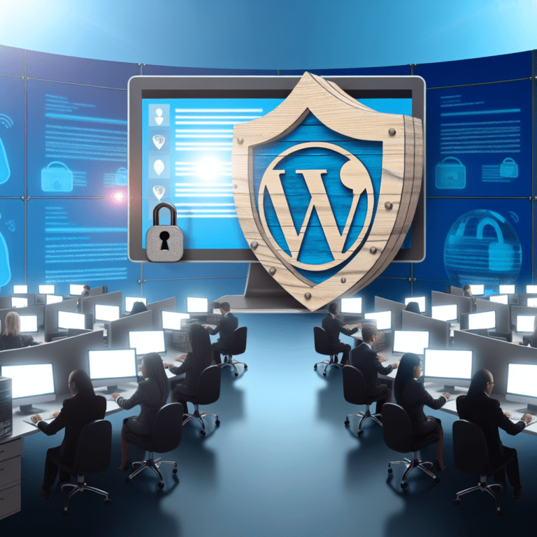 Tailored WordPress Solutions for Enhanced Agency Client Data Security and Trust – AI Generated Image