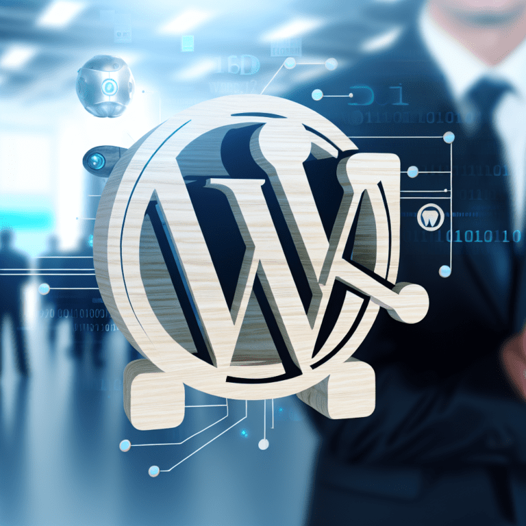 The Role of AI in Enhancing WordPress Content Creation – AI Generated Image