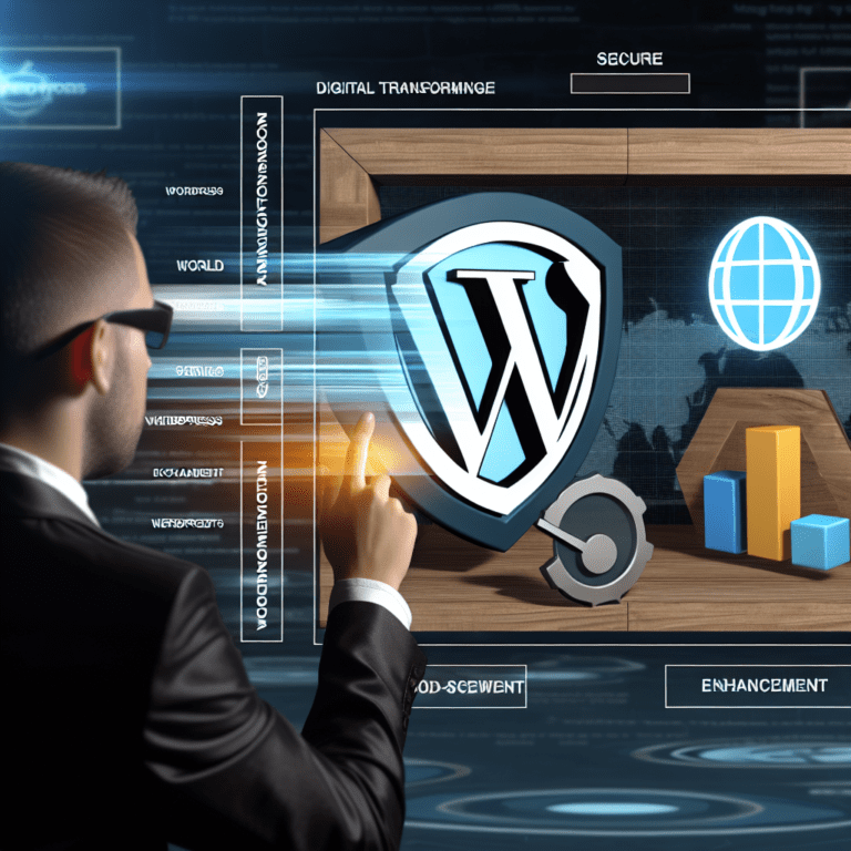Transforming Agency Projects with Customized WordPress Solutions That Boost Performance and Security for Enhanced Client Outcomes – AI Generated Image