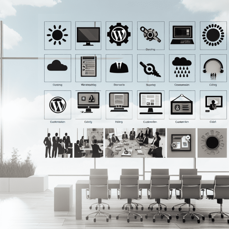 Transforming Agency Workflow Efficiency with WordPress Customizations That Drive Client Satisfaction and Retention – AI Generated Image