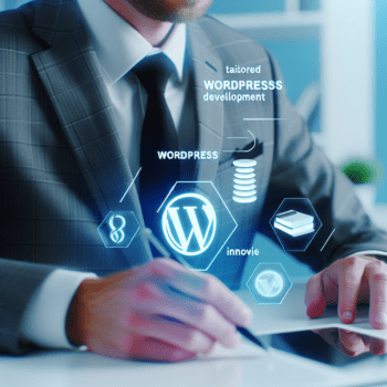 Transforming Client Engagement through Tailored WordPress Development: Innovative Strategies for Performance Optimization and Seamless Integrations - AI Generated Image - André Luiz Abdalla