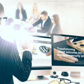 Transforming Client Outcomes with Custom WordPress Security Solutions: Strategic Approaches for Marketing Agencies to Safeguard Projects and Build Trust - AI Generated Image - André Luiz Abdalla