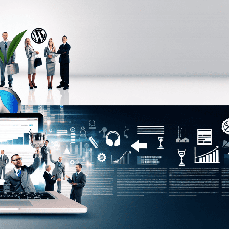 Transforming Marketing Agency Success with Bespoke WordPress Solutions That Address Unique Client Challenges and Drive Engagement – AI Generated Image