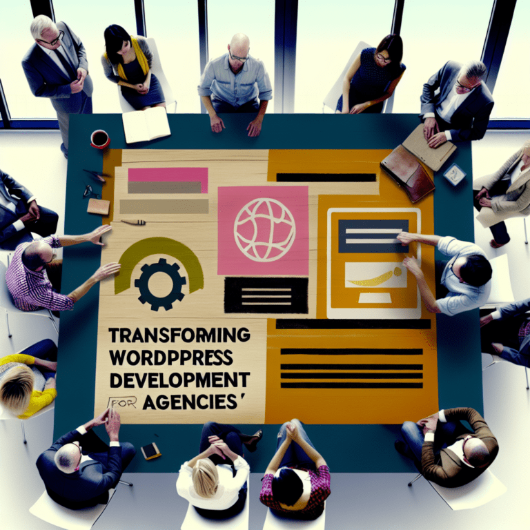 Transforming WordPress Development for Agencies: Innovative Solutions That Align with Client Goals and Enhance Project Outcomes – AI Generated Image
