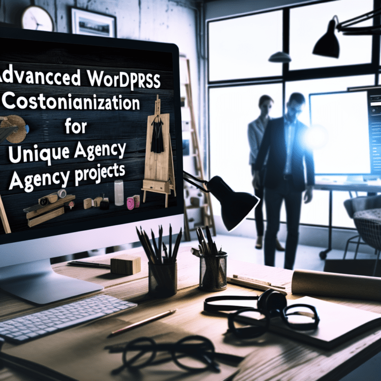 Unlocking Advanced WordPress Customization for Unique Agency Projects – AI Generated Image