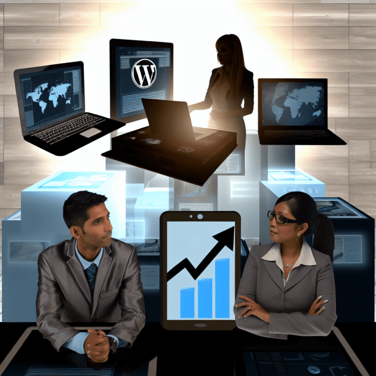 Unlocking Business Growth with Scalable WordPress Solutions: How Agencies Can Navigate Technical Challenges and Delight Clients – AI Generated Image