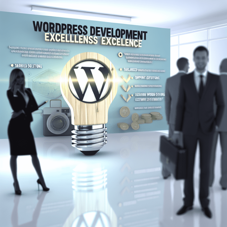 Unlocking WordPress Development Excellence: Custom Solutions That Enhance Agency Efficiency and Client Satisfaction – AI Generated Image