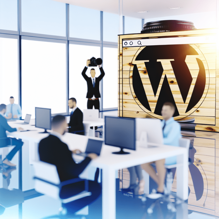 Unlocking WordPress Potential: Advanced Custom Solutions That Drive Agency Performance and Client Satisfaction – AI Generated Image