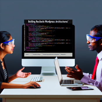 Building Resilient WordPress Architectures: Strategic Insights for Agencies to Ensure Security and Optimize Client Satisfaction - AI Generated Image - André Luiz Abdalla