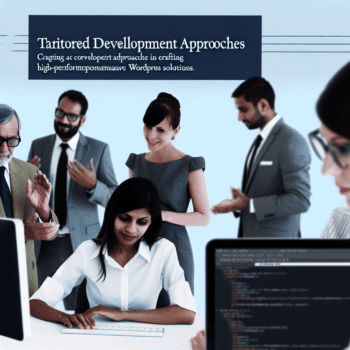 Crafting High-Performance WordPress Solutions: Tailored Development Approaches to Elevate Agency Project Success and Client Satisfaction - AI Generated Image - André Luiz Abdalla