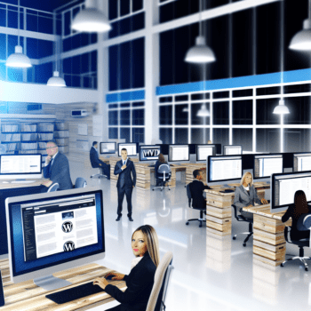 Elevating WordPress Functionality for Marketing Teams: Tailored Development Strategies that Solve Complex Agency Challenges and Enhance Client Value - AI Generated Image - André Luiz Abdalla