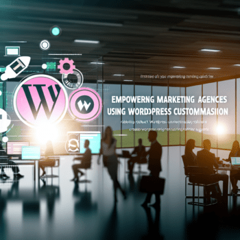 Empowering Marketing Agencies with Robust WordPress Customization Solutions to Drive Measurable Client Success - AI Generated Image - André Luiz Abdalla
