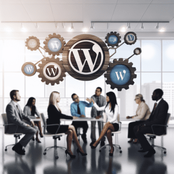 Enhancing Client Satisfaction through Innovative WordPress Integrations: Strategic Development for Marketing Agencies Facing Complex Challenges - AI Generated Image - André Luiz Abdalla
