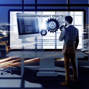 Enhancing Marketing Agency Projects with Robust WordPress Performance Solutions Tailored for Client Success and Growth - AI Generated Image - André Luiz Abdalla