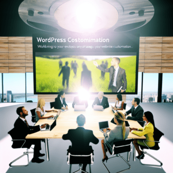 Enhancing User Experience through Strategic WordPress Customization: A Path for Marketing Agencies to Boost Engagement and Achieve Business Goals - AI Generated Image - André Luiz Abdalla