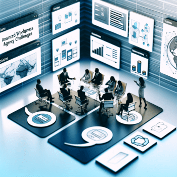 Harnessing Advanced WordPress Customization to Solve Unique Agency Challenges and Enhance Client Engagement for Lasting Success - AI Generated Image - André Luiz Abdalla