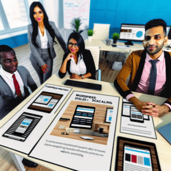 Harnessing WordPress Scalability: Technical Solutions to Elevate Marketing Agency Client Projects and Drive Growth - AI Generated Image - André Luiz Abdalla