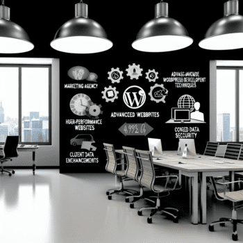 Maximizing Marketing Agency Success with Advanced WordPress Development Techniques for Enhanced Performance and Security - AI Generated Image - André Luiz Abdalla