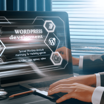 Maximizing ROI for Marketing Agencies through Tailored WordPress Development Solutions that Enhance Performance and Security - AI Generated Image - André Luiz Abdalla