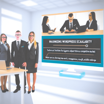 Maximizing WordPress Scalability: Technical Solutions for Agencies to Adapt and Thrive in a Competitive Market - AI Generated Image - André Luiz Abdalla