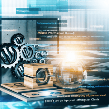 Revolutionizing WordPress Development: Advanced Customization Techniques That Solve Agency Challenges and Enhance Client Engagement - AI Generated Image - André Luiz Abdalla