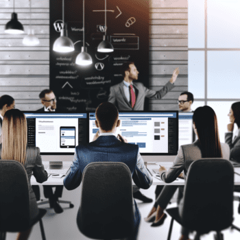 Streamlining WordPress Integrations for Marketing Agencies: Advanced Development Strategies to Enhance Performance and Client Satisfaction - AI Generated Image - André Luiz Abdalla