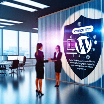 Tailored WordPress Security Solutions: Empowering Marketing Agencies to Mitigate Risks and Enhance Client Trust - AI Generated Image - André Luiz Abdalla