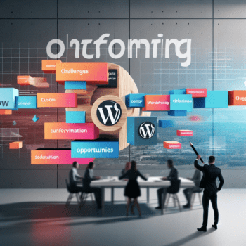 Transforming Agency Challenges into Opportunities with Advanced WordPress Customization and Technical Integration Expertise - AI Generated Image - André Luiz Abdalla
