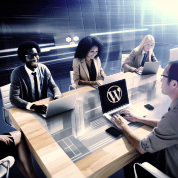 Transforming Marketing Agency Outcomes with Customized WordPress Solutions: Streamlining Development for Maximum ROI and Client Satisfaction - AI Generated Image - André Luiz Abdalla