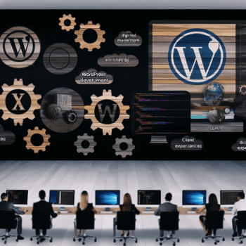 Transforming WordPress Development into Scalable Solutions for Marketing Firms: Driving Efficiency and Superior Client Experiences - AI Generated Image - André Luiz Abdalla