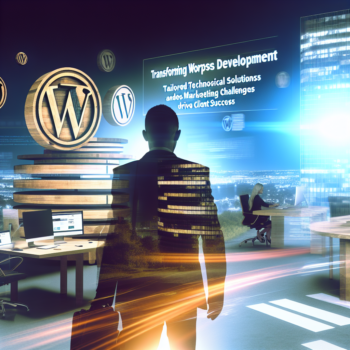 Transforming WordPress Development: Tailored Technical Solutions to Address Marketing Agency Challenges and Drive Client Success - AI Generated Image - André Luiz Abdalla