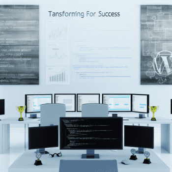 Transforming WordPress for Marketing Success: Expert Development Solutions to Overcome Technical Hurdles and Drive Client Satisfaction - AI Generated Image - André Luiz Abdalla