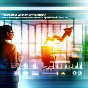Transforming WordPress Performance: Innovative Development Solutions to Address Marketing Agency Challenges and Maximize Client Success - AI Generated Image - André Luiz Abdalla