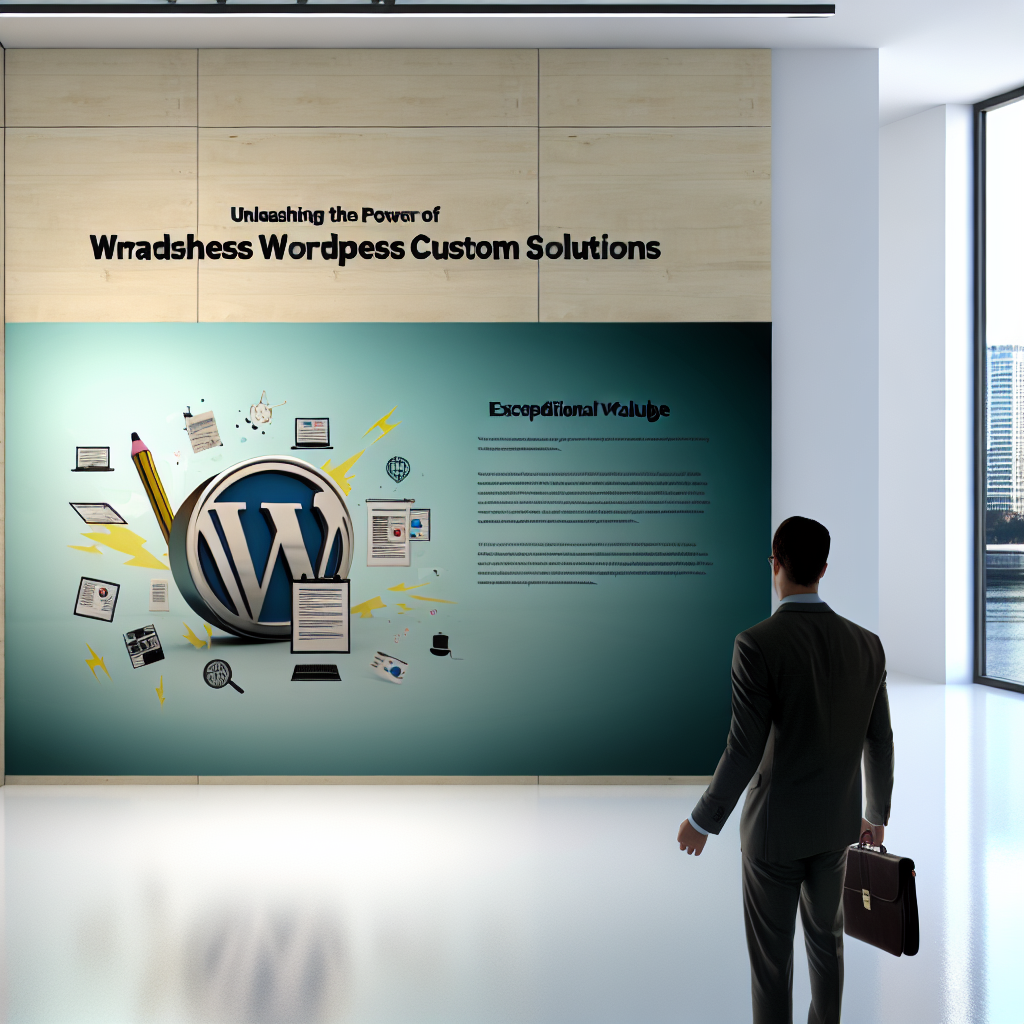 Unleashing the Power of WordPress Custom Solutions: Technical Expertise for Marketing Agencies to Elevate Client Projects and Outcomes